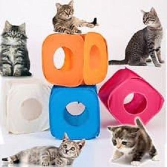 Pop up play cube for cats best sale