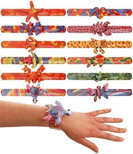 24 Assorted Bracelet Snap Animals