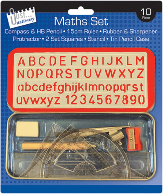 10 piece Geometry Math Set