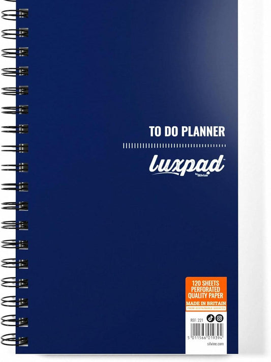 Luxpad 280 x 150mm Things To Do Planner - Printed Template (120 Sheets)