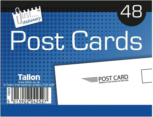 2 X Tallon Just Stationery 140x100mm Post Card (Pack of 48)