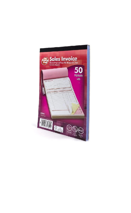 NCR TRIPLICATE SALES INVOICE BOOK 137x203mm