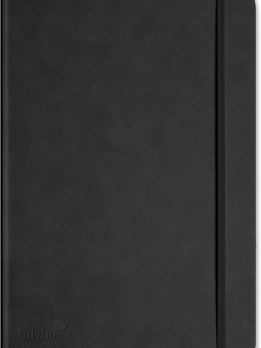 Executive Soft Feel Notebook Ruled with Marker Ribbon 160pp 90gsm A4