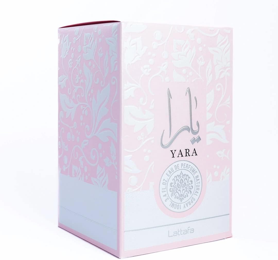 Yara Perfume For Women - Arabian Latafa Oud Long Lasting - Eau De Parfum 100 ML Pink!