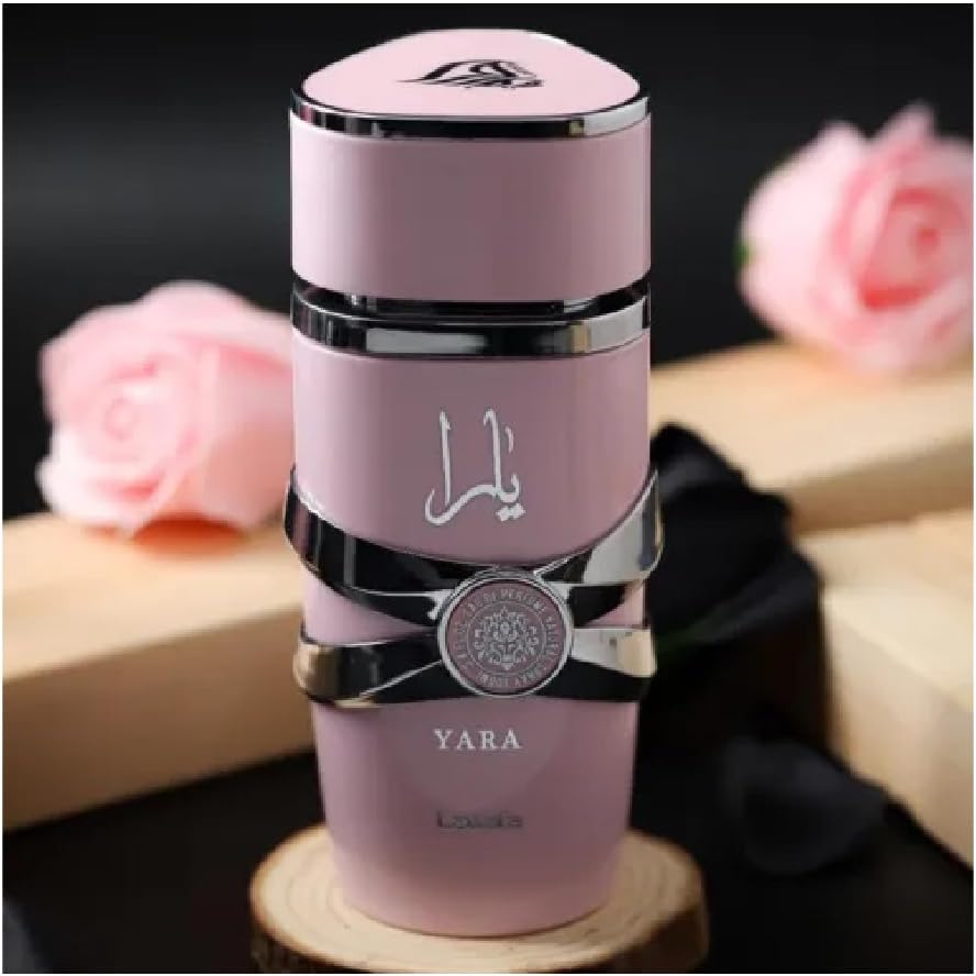 Yara Perfume For Women - Arabian Latafa Oud Long Lasting - Eau De Parfum 100 ML Pink!